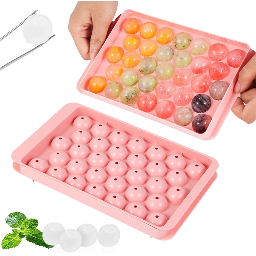 Ice Ball Mould Tray, Rigid Ice Tray, Food Grade Ice Tray for Cocktail